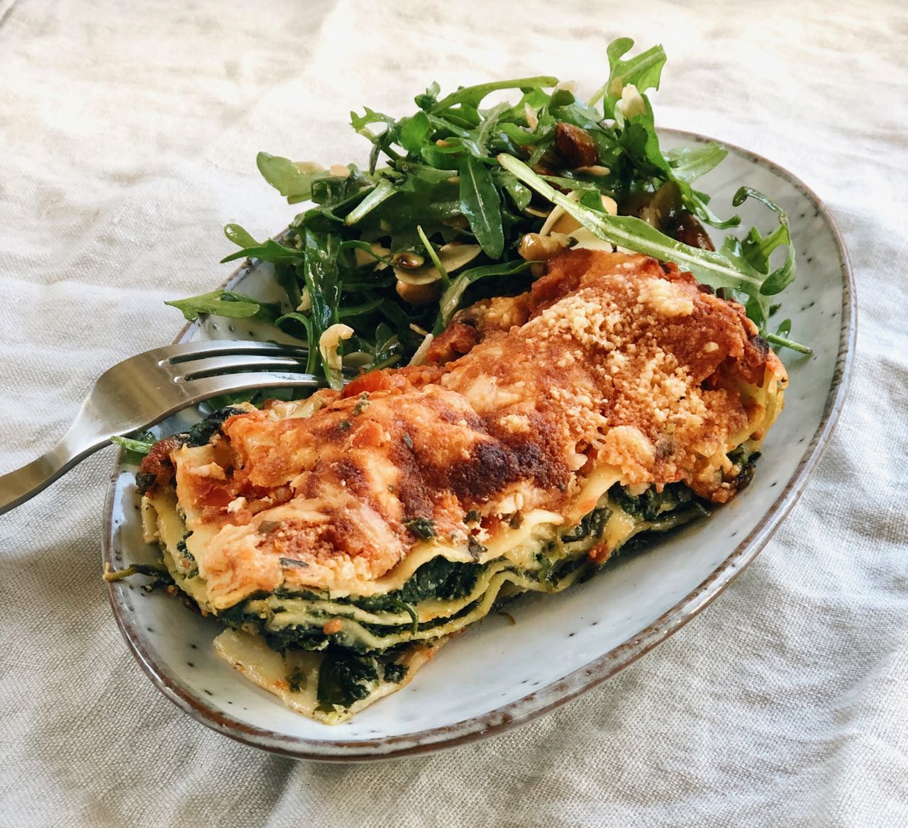 NAH Eetcafé Lasagne met gehakt en spinazie