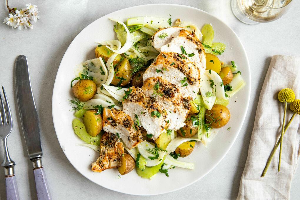 NAH Eetcafé kipfilet met witlofsalade